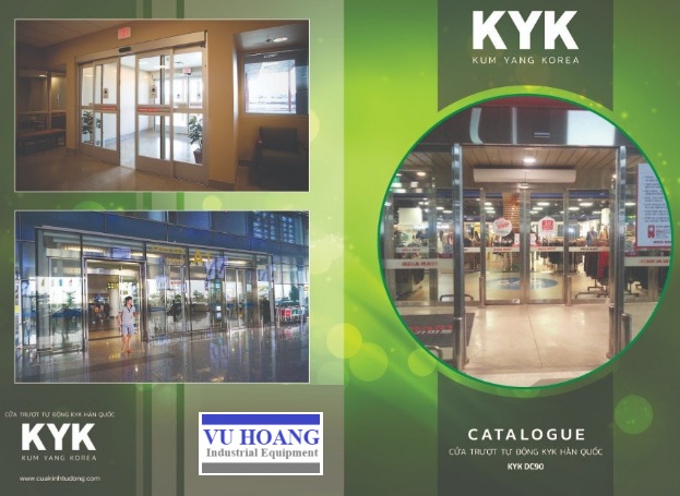 Cửa tự động KYK nhập khẩu chính hãng tại Hàn Quốc