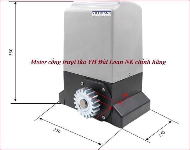 Motor cổng trượt YH 1000kg Đài Loan chất lượng cao